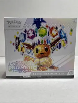 🔥Pokemon Prismatic Evolutions Elite Trainer Box ETB Sealed IN HAND Fast Ship🔥 - Image 1
