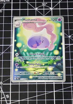 Pokemon TCG ~ Musharna Illus. Rare IR Full Art Holo [S&V: Black Bolt 117/086] NM - Image 1