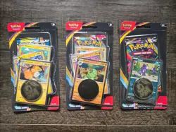3x Pokemon TCG Chaos Rising Checklane Single Pack Blister Pawmot Flygon Tixel - Image 1