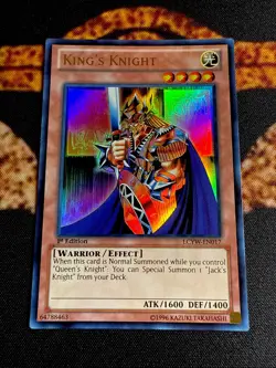 🔥YUGIOH • KING’S KNIGHT • ULTRA RARE • LCYW-EN017 • 1st EDITION • NM🔥 - Image 2