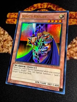 🔥YUGIOH • KING’S KNIGHT • ULTRA RARE • LCYW-EN017 • 1st EDITION • NM🔥 - Image 3