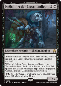 MTG Magic the Gathering Knochling der Broschendieb 0072 rare deutsch - Image 1