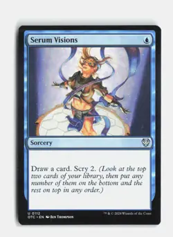Serum Visions 112 Commander: Outlaws of Thunder Junction MTG NM - Image 1