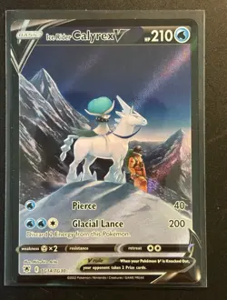 Pokemon Ice Rider Calyrex V TG14/TG30 Astral Radiance - Image 1