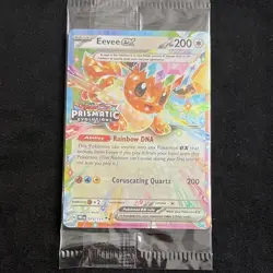 Pokemon TCG Prismatic Evolutions STAMPED Eevee Promo Sealed - Image 1
