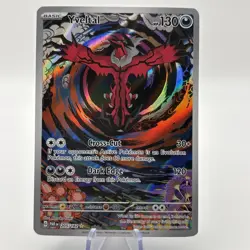 Pokemon TCG Yveltal Paradox Rift Holo Card 205/182 Illustration Rare - Image 1