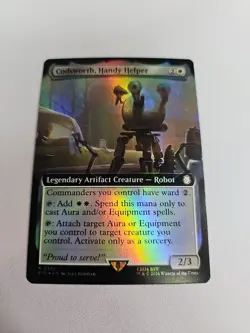 Codsworth, Handy Helper EXTENDED ART FOIL - Magic MTG - Image 1
