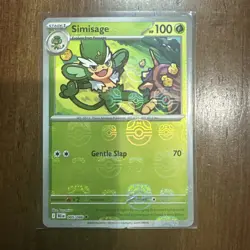 Simisage 005/086 Master Ball Pattern Holo NM - S&V: Black Bolt -Pokemon Card TCG - Image 1