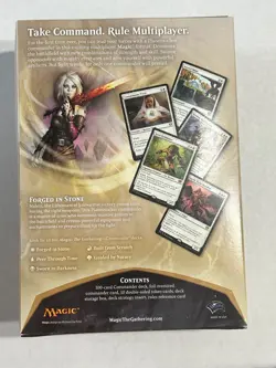 MTG Forged in Stone Commander Deck 2014 Factory Sealed New English stored since! - Image 2