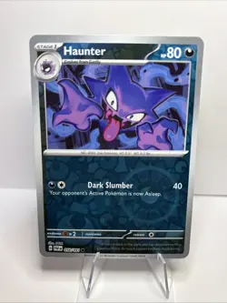 Haunter- Reverse Holo- Paldean Fates- Pokemon- Haunted Manor Gallery - Image 1
