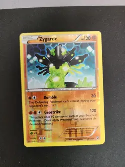 Zygarde Reverse Holo 53/124 XY - Fates Collide Pokemon Card Lp - Image 1