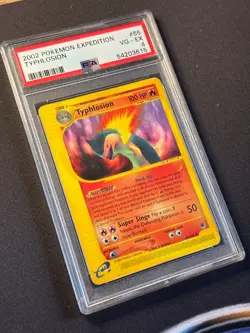 🔥 Typhlosion 65/165 PSA 4 Slab 🔥 E-Series Expedition POP 3 Pokemon Card TCG - Image 3