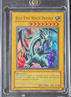 Blue-Eyes White Dragon SKE-001 Kaiba Evolution 1st Edition Super Rare Yu-Gi-Oh! - Image 1