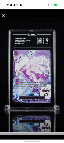 Gum-Gum Giant 2025 One Piece OP09-078 PB:The Best Vol. 2 Alt Art (Mint 9) - Image 1