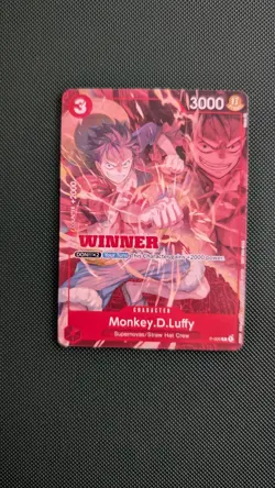Monkey.D.Luffy - P-006 (Winner Pack Vol. 1) P-006 One Piece Promotion Cards OP - Image 1