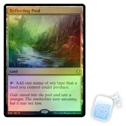 FOIL REFLECTING POOL Commander Legends: Battle For Baldur's Gate Magic MTG CARD - Image 1