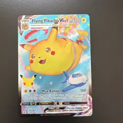 Flying Pikachu VMAX 25th Anniversary Pokemon Card 007/025 Full Art Holo Rare - Image 1