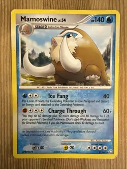 Mamoswine - 9/146 - Pokemon Legends Awakened Non-Holo Card HP - Image 1