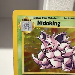Nidoking 11/102 Base Set Holo Pokemon Card - Image 2