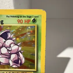 Nidoking 11/102 Base Set Holo Pokemon Card - Image 3