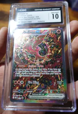 Oricorio ex 024 Promo CGC 10 Black Star Mega Charizard X ex UPC Pokemon Card - Image 3