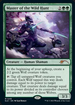 Mint/Near-Mint, English - 1 x MTG Master of the Wild Hunt - 1249 - Foil Secret L - Image 1