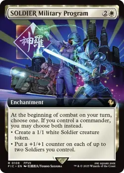 SOLDIER Military Program (Extended Art) *FOIL* - Commander: FINAL FANTASY - 108 - Image 1