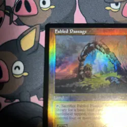 Foil Fabled Passage Post Malone Secret Lair Mtg Magic The Gathering NM - Image 2