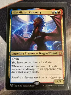 x1 Niv-Mizzet, Visionary FDN Foundations MTG 123 MYTHIC M/NM 1x - Image 1