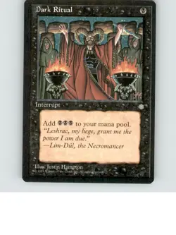 Dark Ritual 8 Common Ice Age Lightly played b1-219 MTG - Image 1