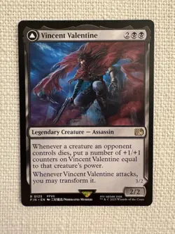 Vincent Valentine R0125 Final Fantasy FIN Magic the Gathering MTG NM - Image 1