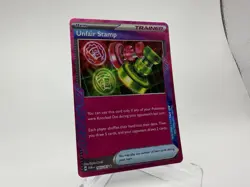 UNFAIR STAMP -165/167- Ace Spec Rare - Twilight Masquerade - Pokemon TCG ✅NM/M✅ - Image 2