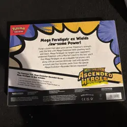 Pokemon TCG: Mega Evolution Ascended Heroes - Mega Feraligatr ex Box - Image 2