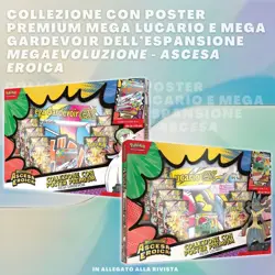 Pokemon Ascesa Eroica Collezione Mega Lucario-Ex/Gardevoir-Ex 2 Pz - Prev 20/03 - Image 1