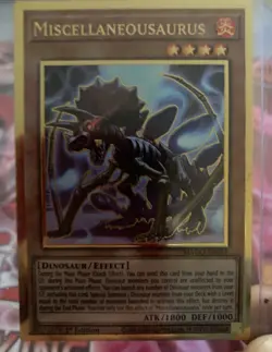 Yugioh ! Miscellaneousaurus Mago-En015 Gold Ultra Rare 1st Edition - Image 2