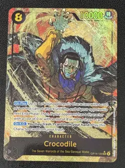 CROCODILE - One Piece OP14-120 - AA Alt Art Secret Rare SEC - The Azure Sea's - Image 1