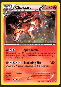 Charizard 19/113 Legendary Treasures Cosmos Holo 2013 Pokemon TCG Card HP DMG - Image 1
