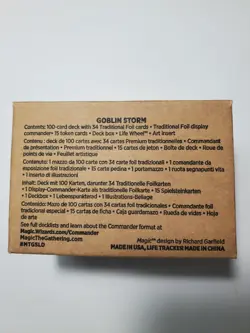 Magic: The Gathering Goblin Storm Secret Lair Commander Deck 2026 New - Image 2