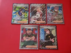 Pokemon S&V Era Full Art Trainer Lot Of 5 (#2) - Image 1