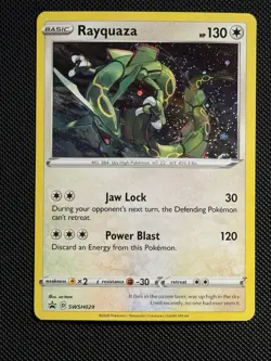 Pokemon TCG Rayquaza - SWSH029 Sword & Shield Black Star Promo Near Mint 4 - Image 1
