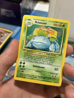 Venusaur 15/102 Pokemon Base Set Unlimited Holo Rare Card WOTC NM - Image 4