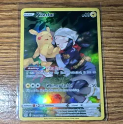 Pikachu Full Art Ultra Rare Holo SWSH11 Lost Origin TG05/TG30 Card - Image 1