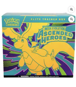 Pokemon TCG: Mega Evolution - Ascended Heroes Elite Trainer Box ETB New Sealed - Image 1