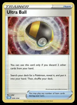 ULTRA BALL - 030/034 holo TCG Classic Blastoise Pokemon NM - Image 1