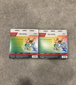 Pokemon First Partner Series 1 Illustration Collection (Set of 2) Factory Sealed - Image 2