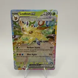 Leafeon ex 006/131 Holo Double Rare Prismatic Evolutions Pokemon Holo Near Mint - Image 1