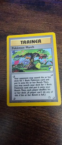 Pokemon March 102/111 Common Neo Genesis Pokemon Lightly Played - Image 1