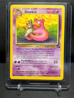Slowbro 43/62 Pokemon 1999 Fossil - MP - Image 1