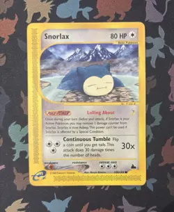 Snorlax 100/144 Skyridge 2003 Non Holo Common Pokemon TCG E-Series MP - Image 3
