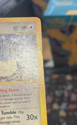 Snorlax 100/144 Skyridge 2003 Non Holo Common Pokemon TCG E-Series MP - Image 5